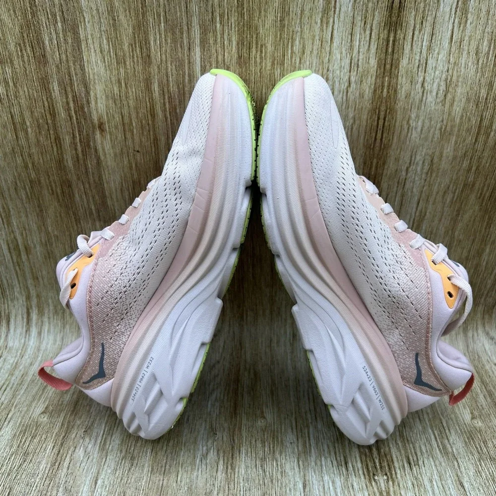 Hoka One One Bondi 8 Women's Size 8 Cream Vanilla Running Shoes 1127952 CMV - Picture 7 of 10
